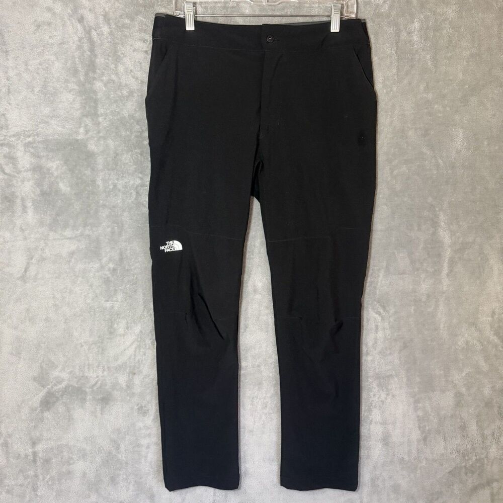 ⁠The North Face Motion Pants S Black Stretch Hiking Commuter Elastic Waist UPF